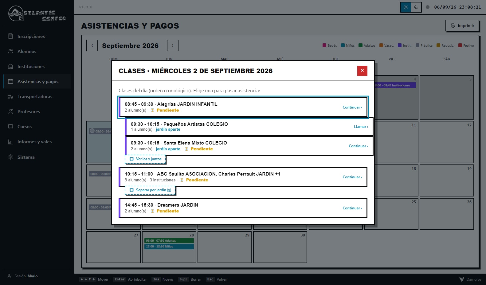 El programa nuevo usa las teclas del viejo.
