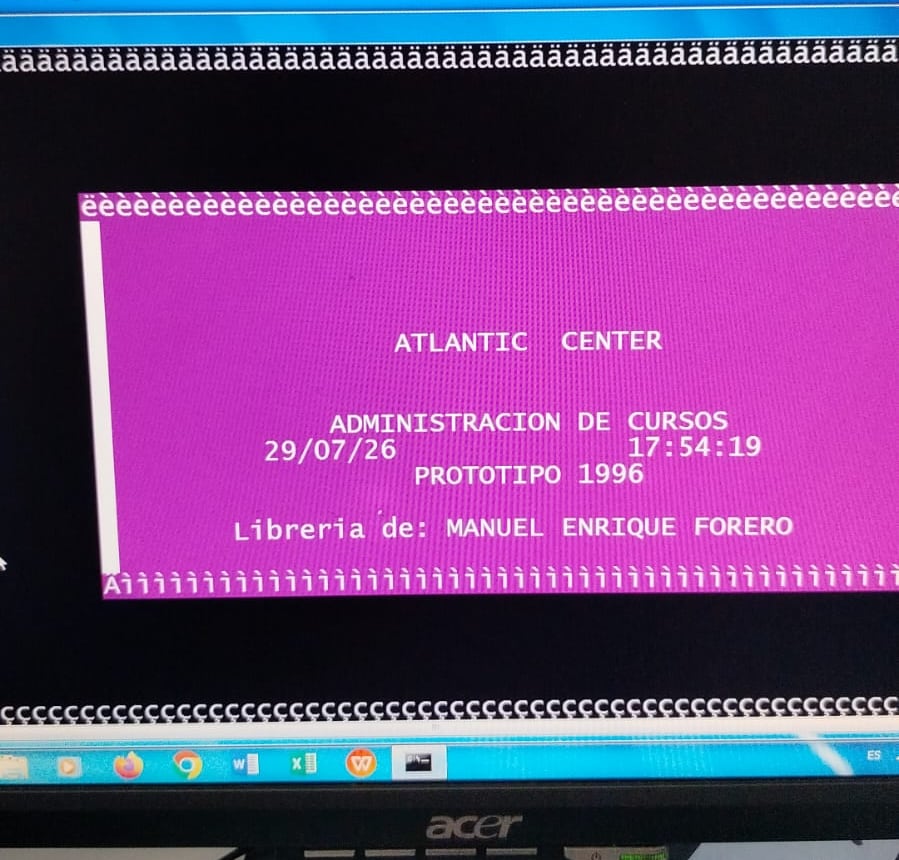 La pantalla azul de 1996 marca el punto de partida: un sistema que había que respetar antes de reemplazar.